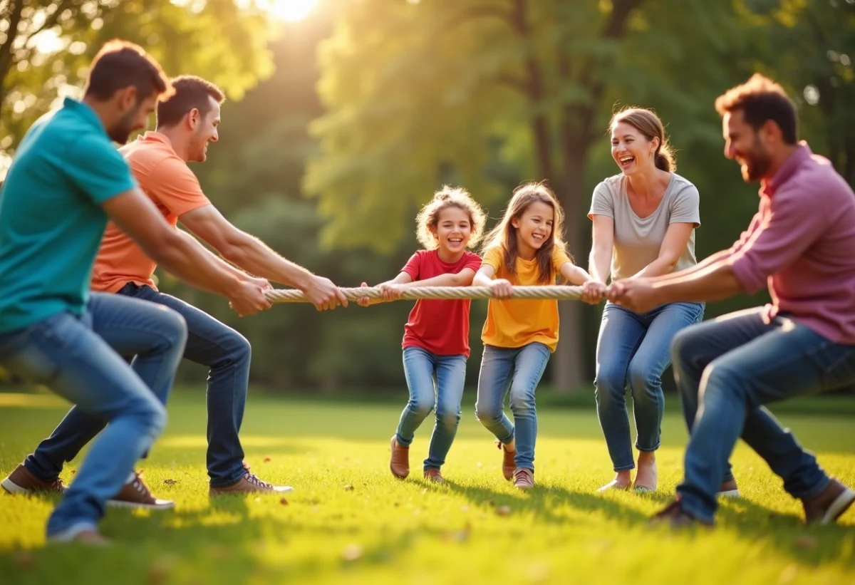 4 jeux simples et amusants pour bouger en famille