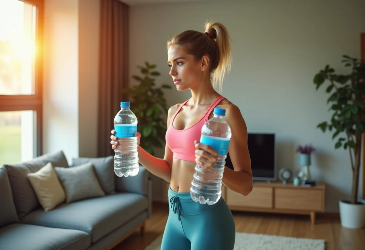 Comment faire de la musculation à la maison avec les objets du quotidien