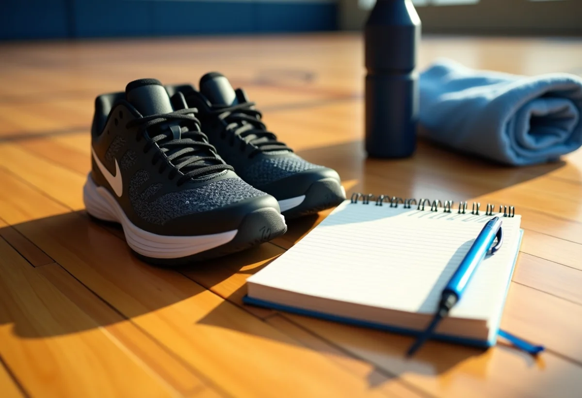 Essayez le deuxième entraînement du basketteur Cyril Julian