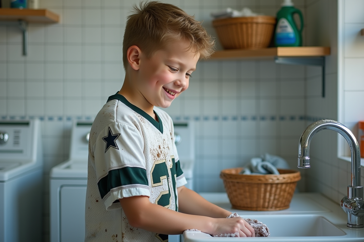 Élimination des odeurs des vêtements de football : techniques efficaces