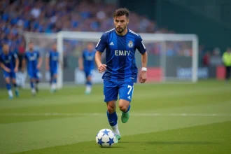 Joueur du FC Porto en plein entraînement sur le terrain, illustrant les performances sous-cotées selon les statistiques avancées